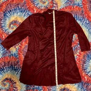 Dark Berry Red Sweater